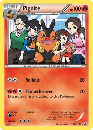 Pignite 26/113 - Legendary Treasures - Single Cards