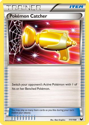 Pokémon Catcher 111/108 - Dark Explorers Holofoil - Single Cards