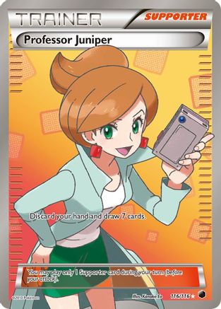 Professor Juniper 116/116 - Plasma Freeze Holofoil - Single Cards