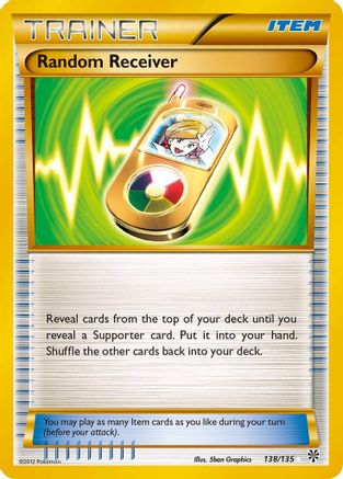 Random Receiver 138/135 - Plasma Storm Holofoil - Single Cards