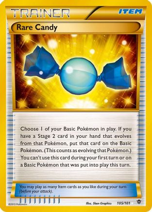 Rare Candy 105/101 - Plasma Blast Holofoil - Single Cards