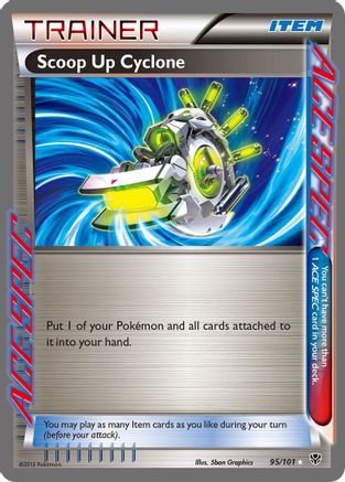 Scoop Up Cyclone 95/101 - Plasma Blast Holofoil - Single Cards