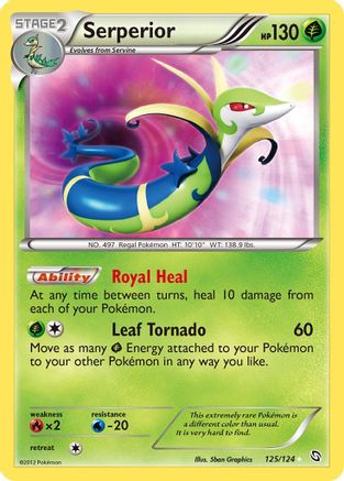 Serperior 125/124 - Dragons Exalted Holofoil - Single Cards