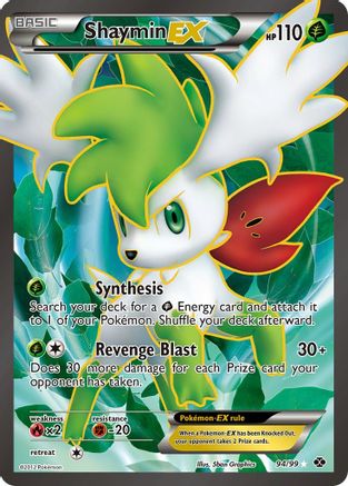 Shaymin-EX 94/99 - Next Destinies Holofoil - Single Cards