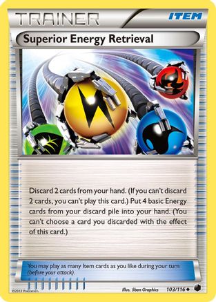 Superior Energy Retrieval 103/116 - Plasma Freeze - Single Cards
