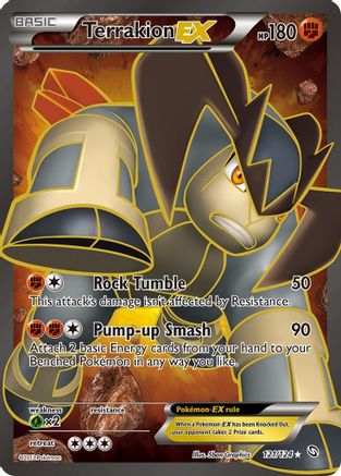 Terrakion-EX 121/124 - Dragons Exalted Holofoil - Single Cards