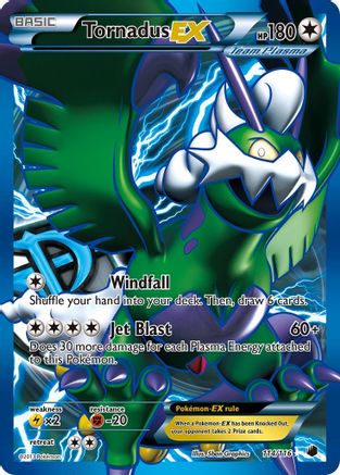 Tornadus-EX 114/116 - Plasma Freeze Holofoil - Single Cards