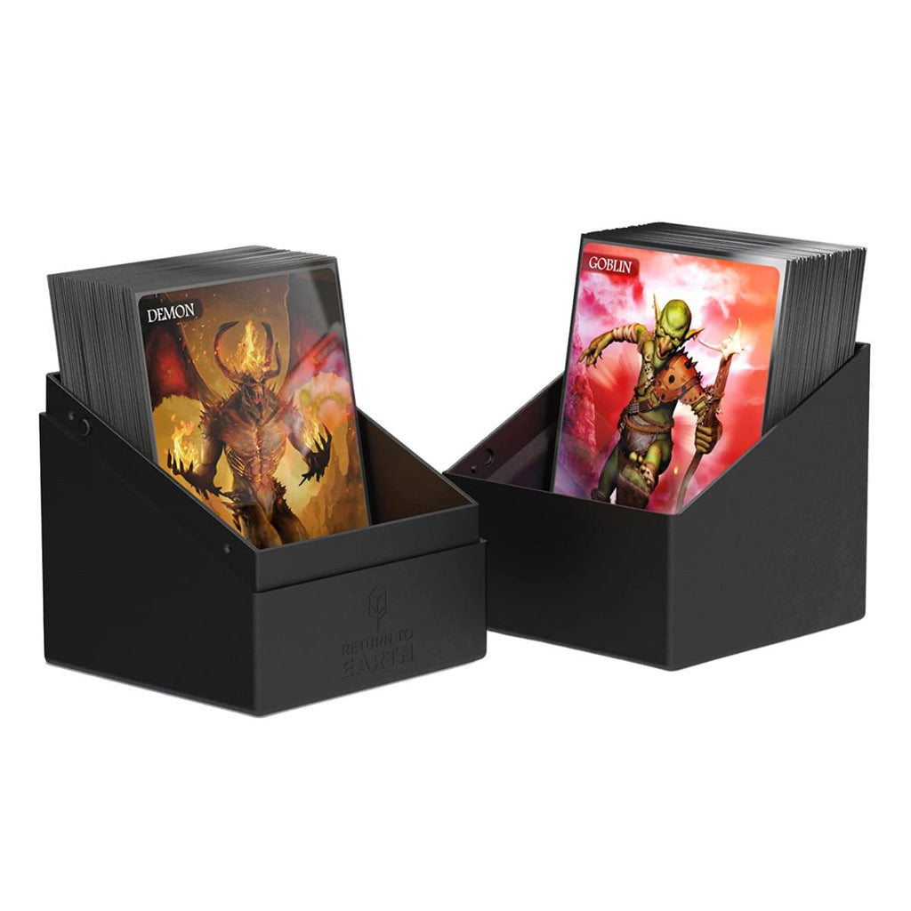 Ultimate Guard Return to Earth Boulder 100+ Deck Box Black - Deck Boxes - 5