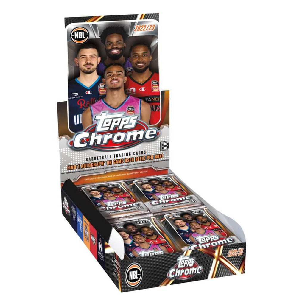 TOPPS 2023 NBL Basketball Cards Chrome Box - Sports Cards