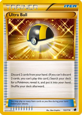 Ultra Ball 122/116 - Plasma Freeze Holofoil - Single Cards