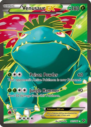 Venusaur-EX 141/146 - XY Holofoil - Single Cards