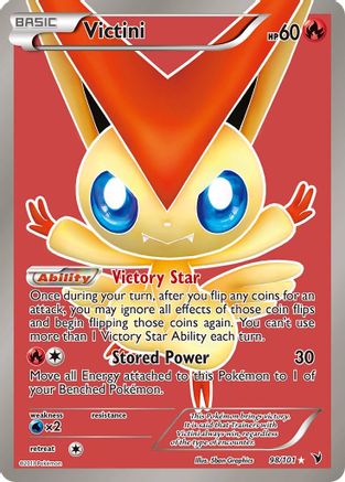 Victini 98/101 - Noble Victories Holofoil - Single Cards