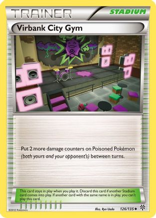 Virbank City Gym 126/135 - Plasma Storm Reverse Holofoil - Single Cards