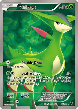 Virizion (Full Art) 97/101 - Noble Victories Holofoil - Single Cards
