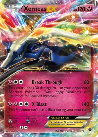 Xerneas-EX 97/146 - XY Holofoil - Single Cards