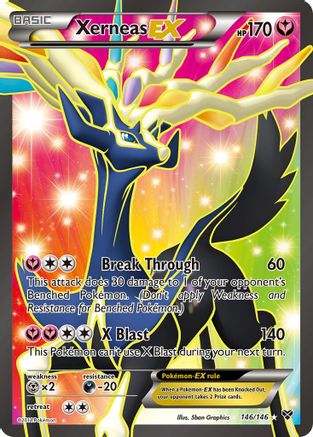Xerneas-EX 146/146 - XY Holofoil - Single Cards