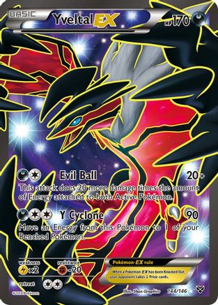 Yveltal-EX 144/146 - XY Holofoil - Single Cards