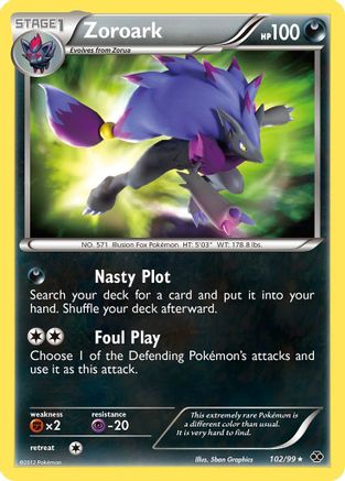 Zoroark 102/99 - Next Destinies Holofoil - Single Cards