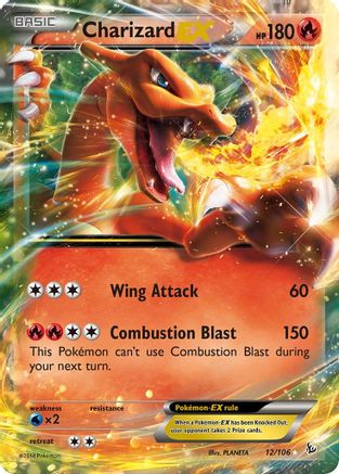 Charizard-EX 12/106 - Flashfire Holofoil - Single Cards