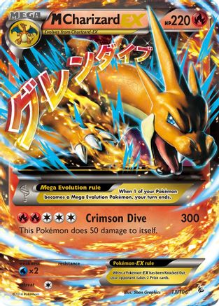 M Charizard-EX 13/106 - Flashfire Holofoil - Single Cards
