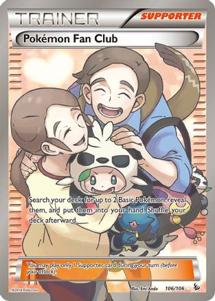 Pokémon Fan Club 106/106 - Flashfire Holofoil - Single Cards