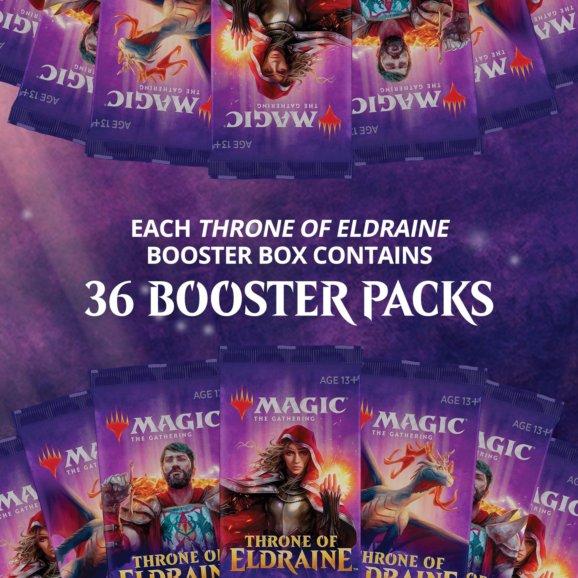 Magic: The Gathering Throne of Eldraine Booster Box | 36 Booster Pack (540 Cards) | Factory Sealed - 4
