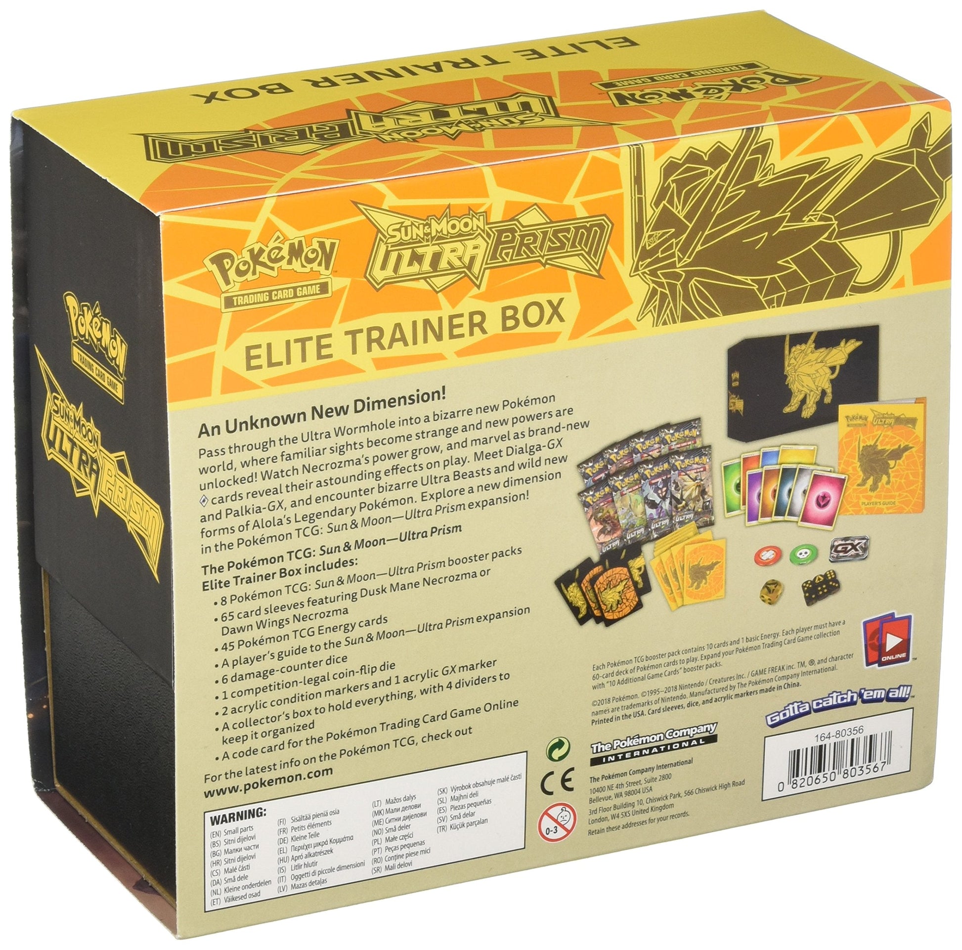 Pokemon TCG: Sun and Moon Ultra Prism Necrozma Elite Trainer Box Dusk Mane - 2