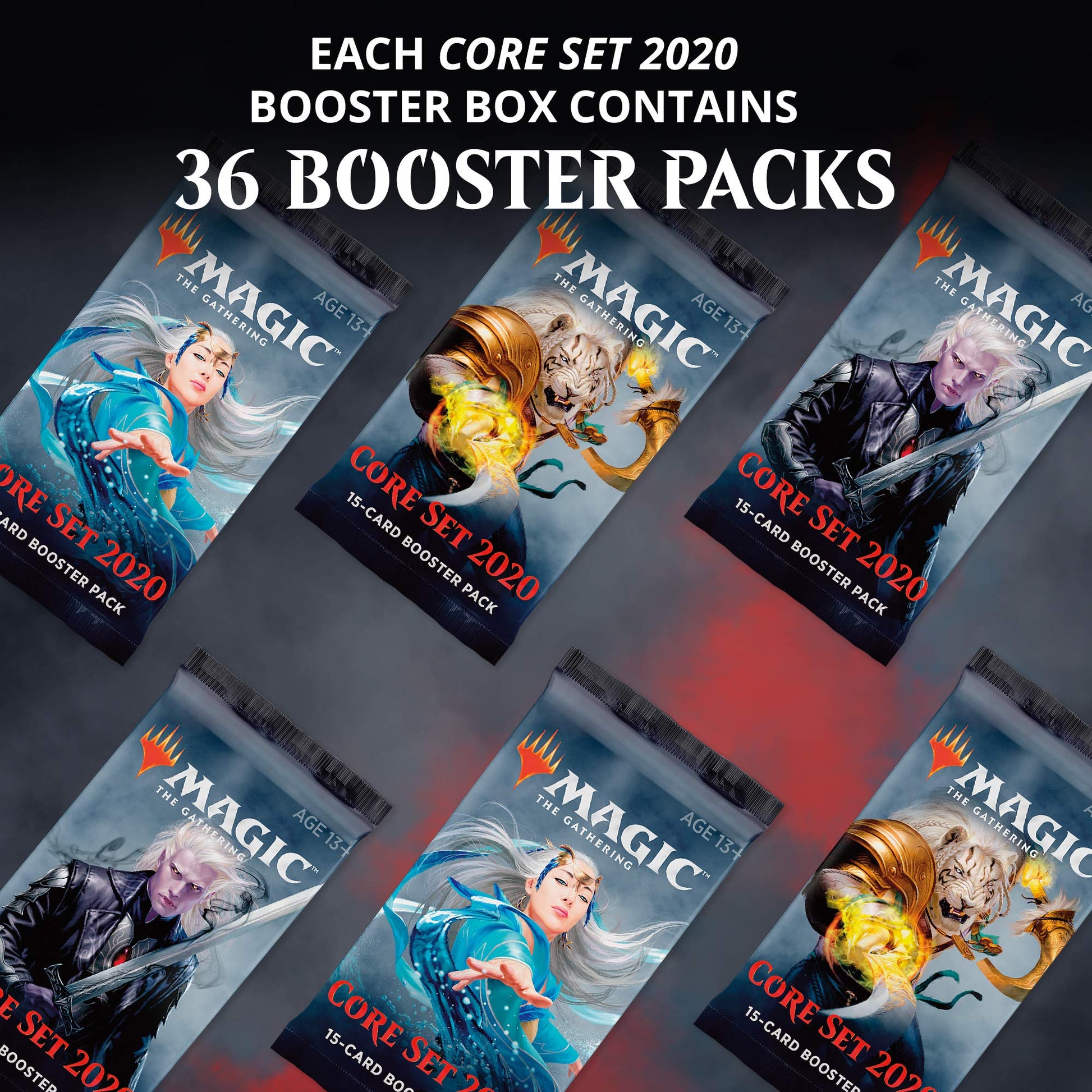 Magic: The Gathering Core Set 2020 (M20) Booster Box | 36 Booster Packs (540 Cards) | Factory Sealed - 6