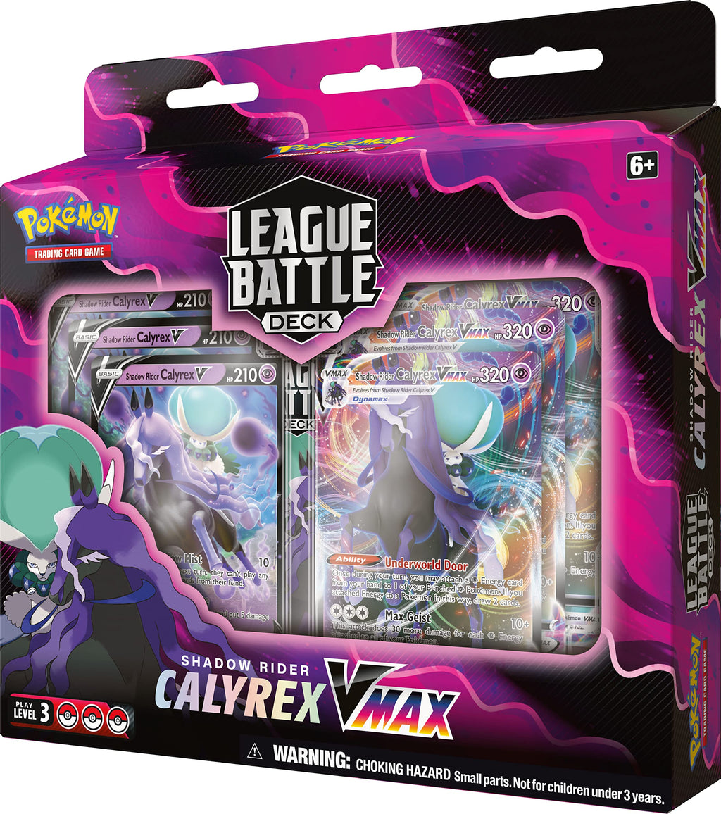 Pokémon TCG: Shadow Rider Calyrex VMAX League Battle Deck (60 Cards Ready to Play Deck, 3 Foil V Cards & 3 Foil VMAX Cards) - 9