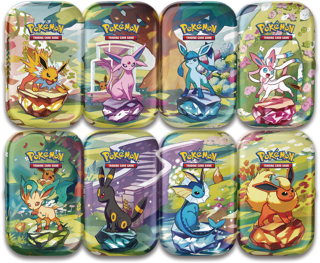 Pokemon TCG: Scarlet & Violet —Prismatic Evolutions Mini Tin - Vaporeon (2 Booster Packs & 1 Coin) - 2