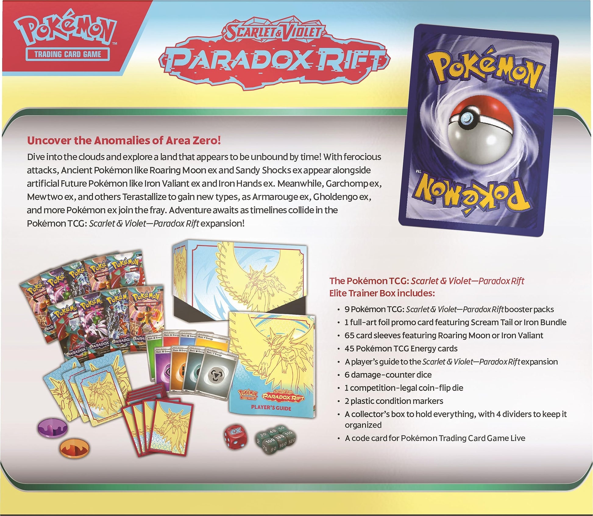 Pokémon TCG: Scarlet & Violet—Paradox Rift Elite Trainer Box - 6