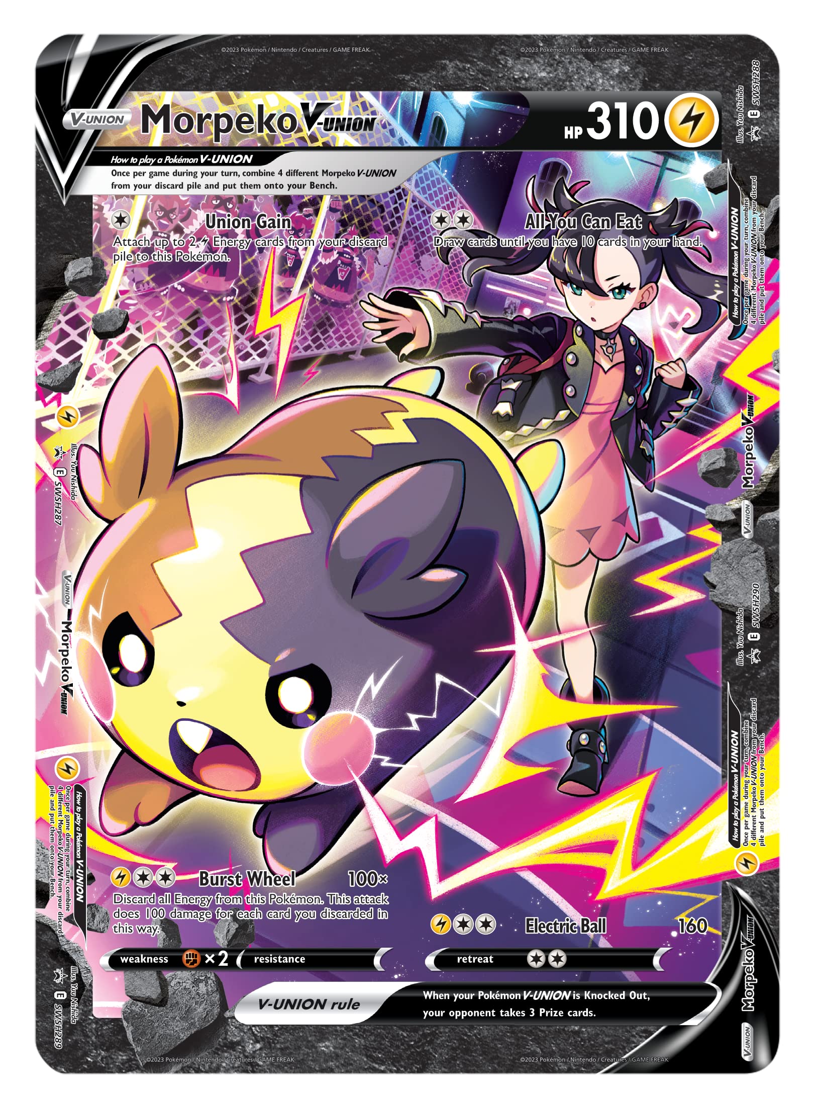 Pokémon TCG: Crown Zenith Premium Playmat Collection Morpeko V-Union Box - 7