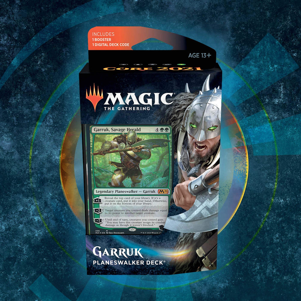 Magic: The Gathering Garruk, Savage Herald Planeswalker Deck | Core Set 2021 (M21) | 60 Card Starter Deck - 2