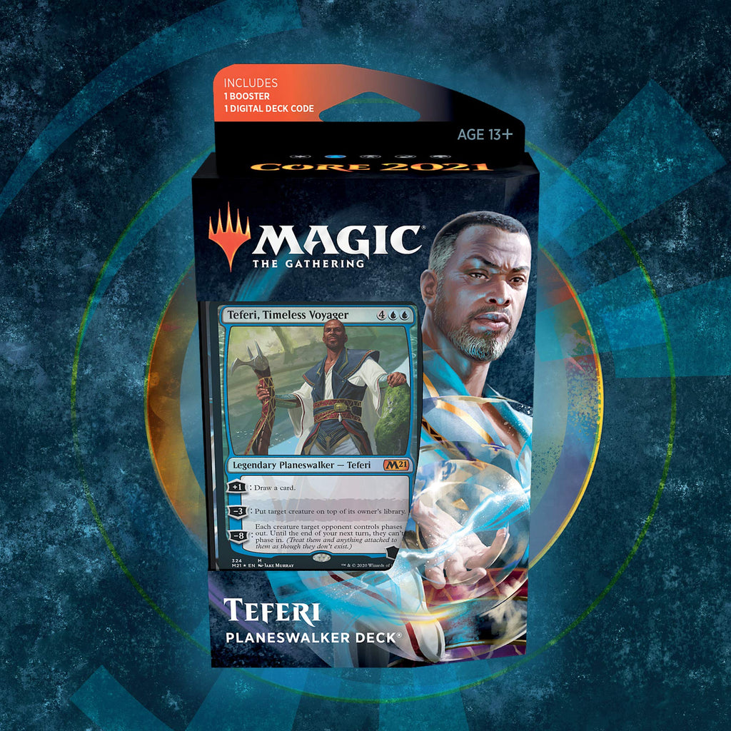 Magic: The Gathering Teferi Timeless Voyager Planeswalker Deck | Core Set 2021 (M21) | 60 Card Starter Deck - 4