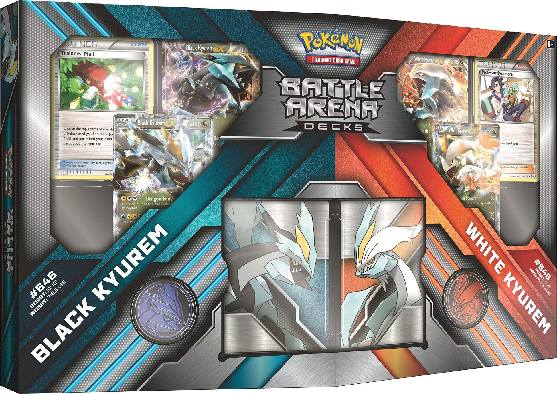 Pokemon TCG Battle Arena Decks Black Kyurem vs. White Kyurem Card Game - 4