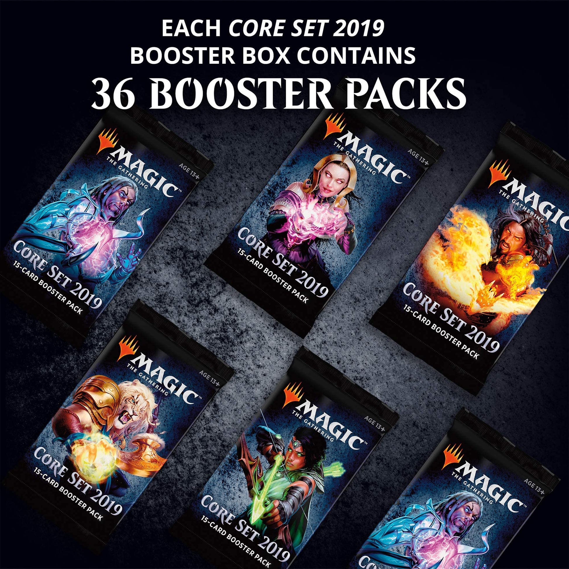 Magic: The Gathering Core Set 2019 Booster Box | 36 Booster Packs (540 Cards) - 5