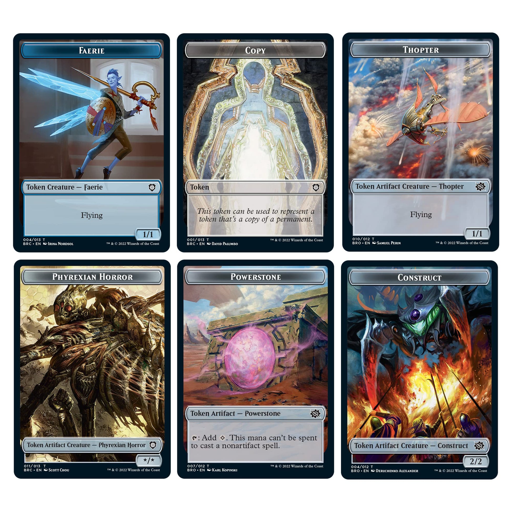 Magic: The Gathering The Brothers’ War Retro-Frame Commander Deck - Urza's Iron Alliance (White-Blue-Black) + Collector Booster Sample Pack - 3