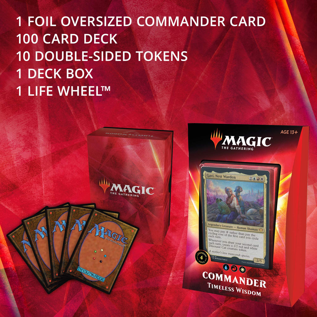 Magic: The Gathering Timeless Wisdom Ikoria Commander Deck | 100 Card Deck | 4 Foil Legendary Creatures - 7