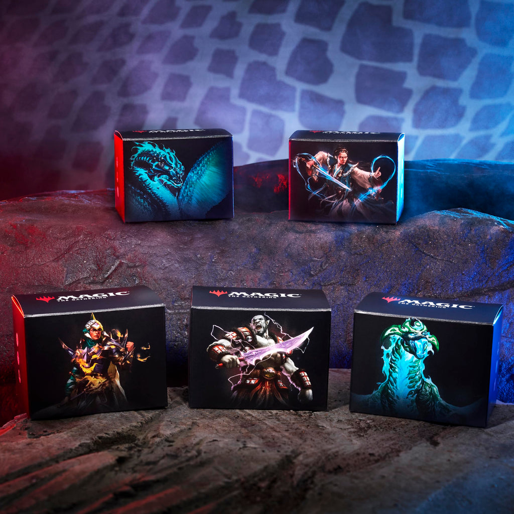 Magic: The Gathering Tarkir: Dragonstorm Commander Deck Bundle - Includes All 5 Decks (Abzan Armor, Jeskai Striker, Sultai Arisen, Mardu Surge, Temur Roar) - 6