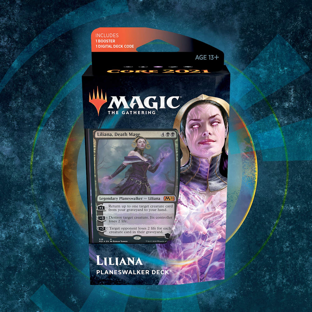 Magic: The Gathering Liliana Death Mage Planeswalker Deck | Core Set 2021 (M21) | 60 Card Starter Deck - 4