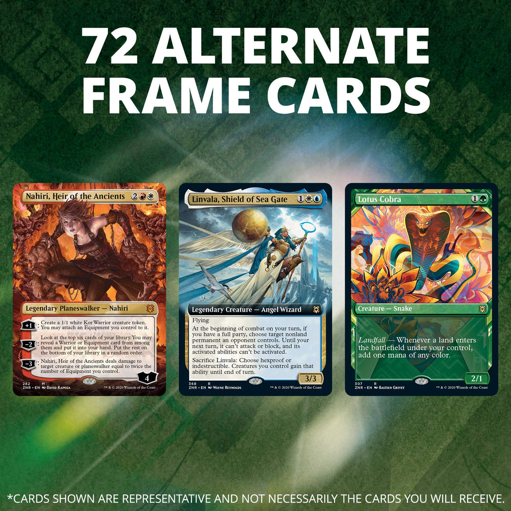 Magic: The Gathering Zendikar Rising Collector Booster Box | 12 Packs (180 Cards) + 2 Box Toppers | 132+ Foils | 48 Rares | 72 Alternate Frame Cards - 3