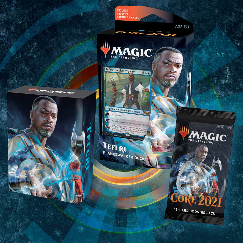 Magic: The Gathering Teferi Timeless Voyager Planeswalker Deck | Core Set 2021 (M21) | 60 Card Starter Deck - 7