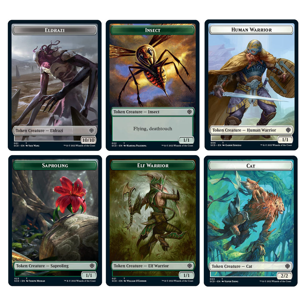 Magic: The Gathering Starter Commander Deck - Token Triumph (Green-White) | Ready-to-Play Deck for Beginners and Fans | Ages 13+ | Collectible Card Games - 4
