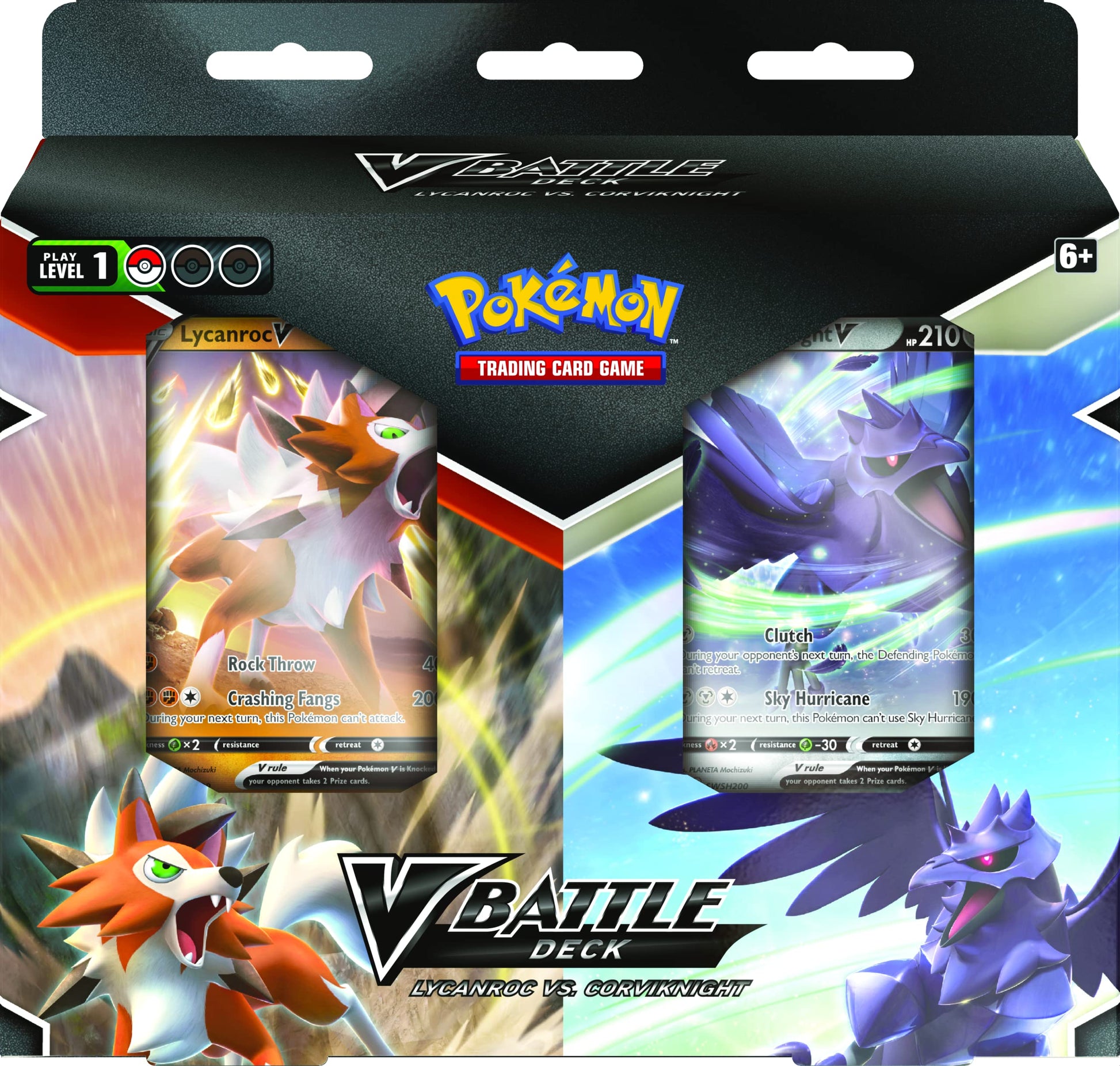 Pokémon, Lycanroc V vs Corviknight V Battle Deck Bundle, Card Game, Ages 6+, 2 Players, 10 Minutes Playing Time - 5