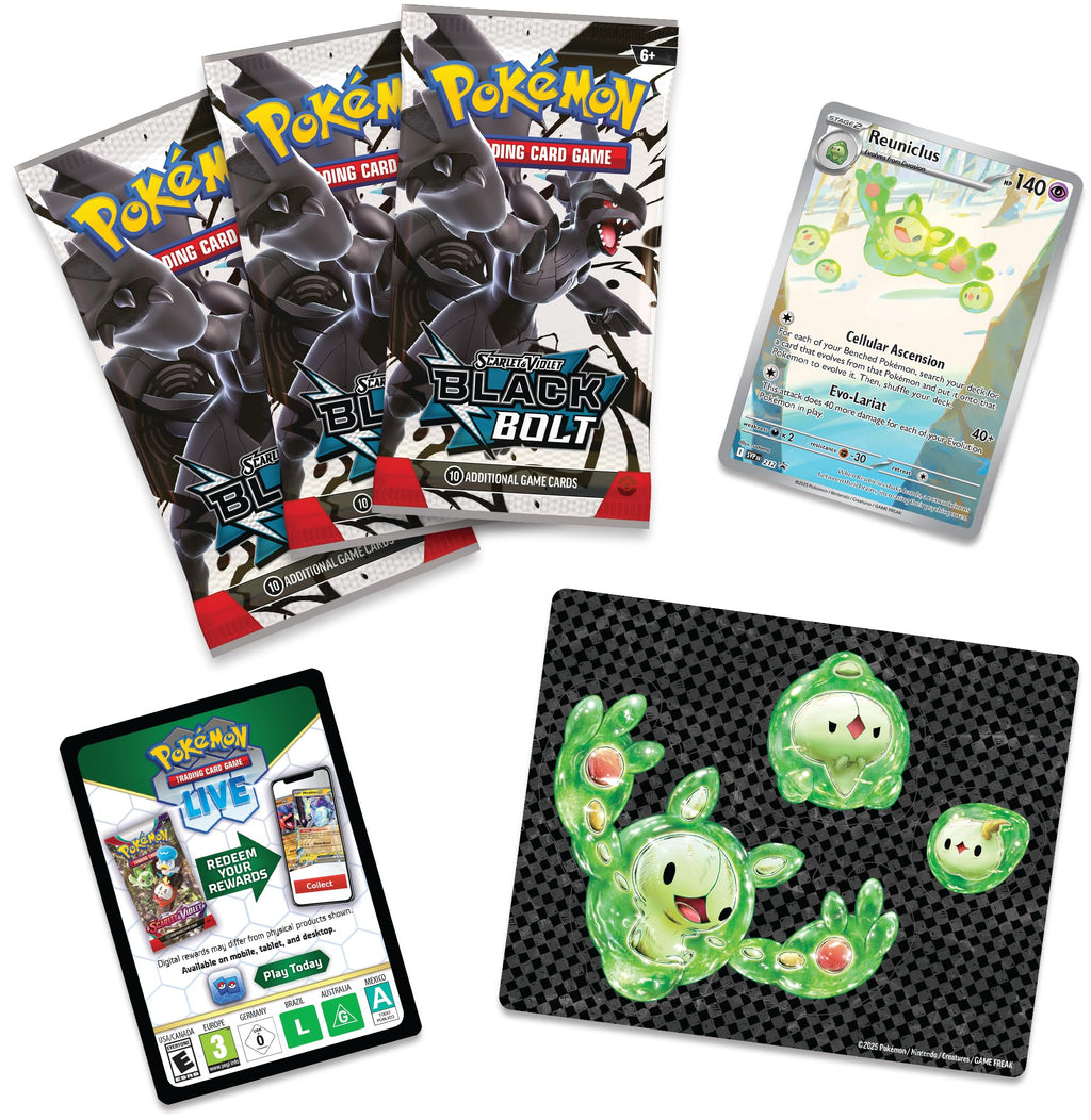 Pokemon TCG Scarlet & Violet 10.5 Black Bolt Tech Sticker Blister - 3