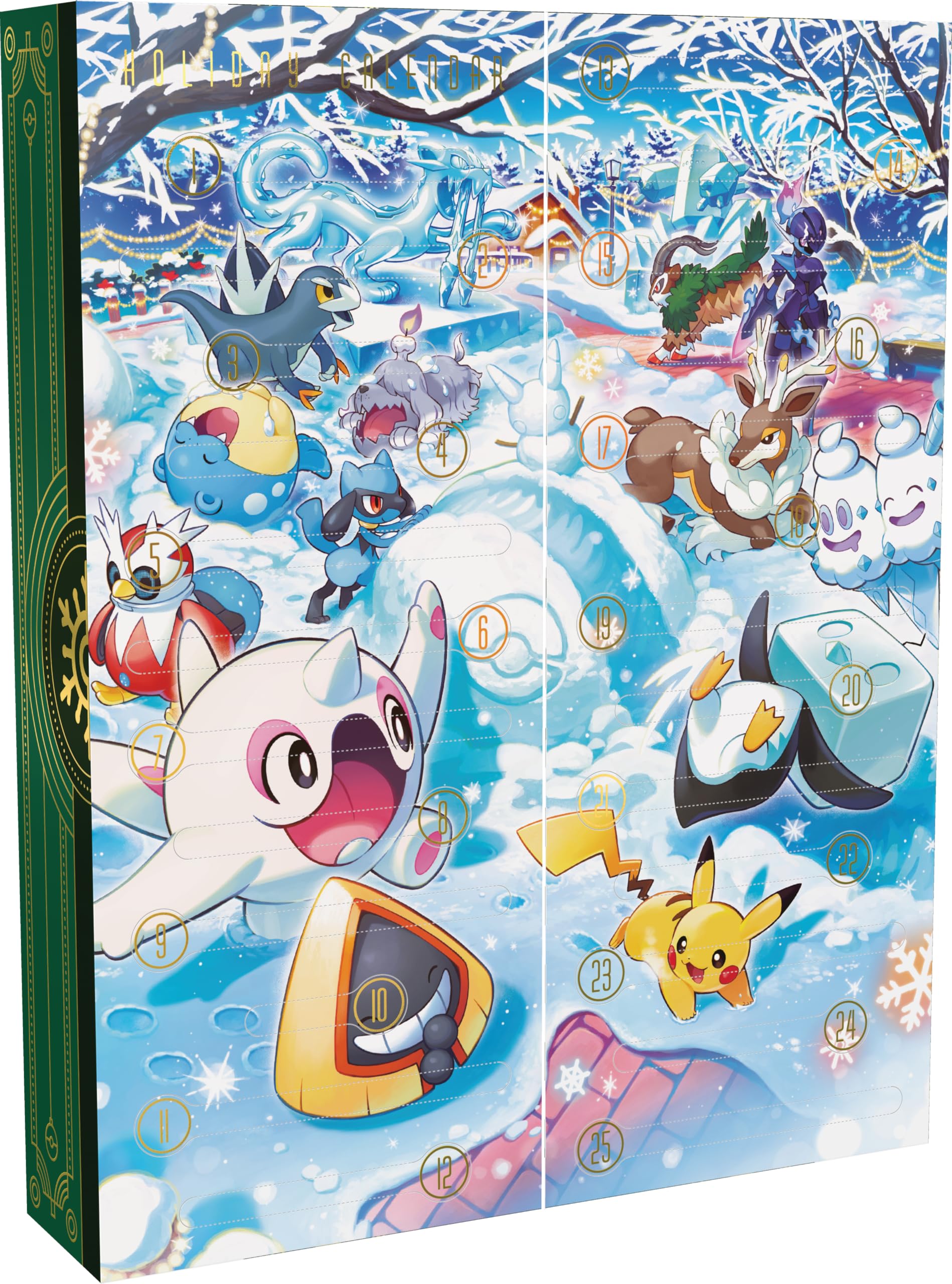 Pokémon TCG: Holiday Calendar (8 Foil Promo Cards, 5 Booster Packs & More) - 2