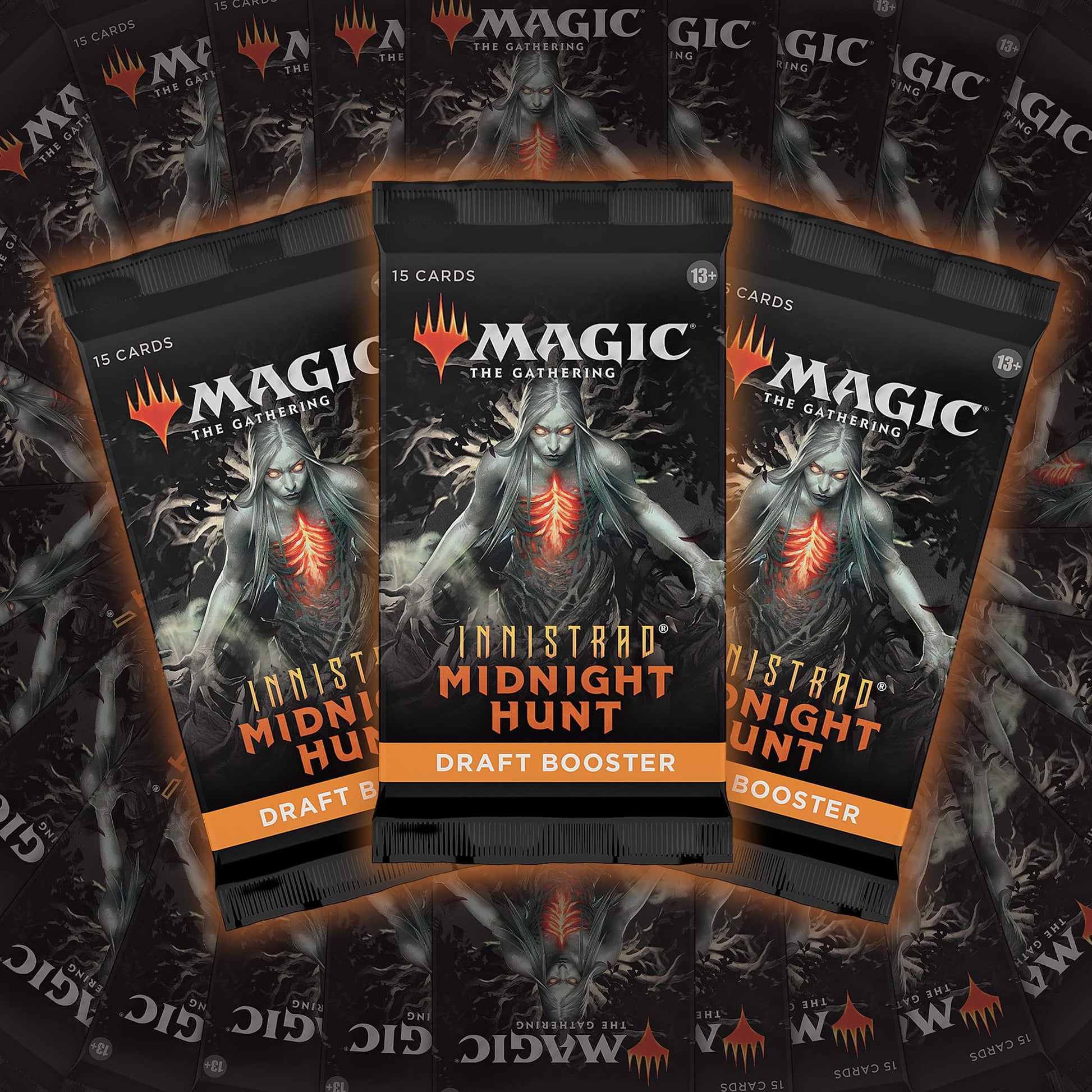 Magic: The Gathering Innistrad: Midnight Hunt Draft Booster Box | 36 Packs (540 Magic Cards) - 6