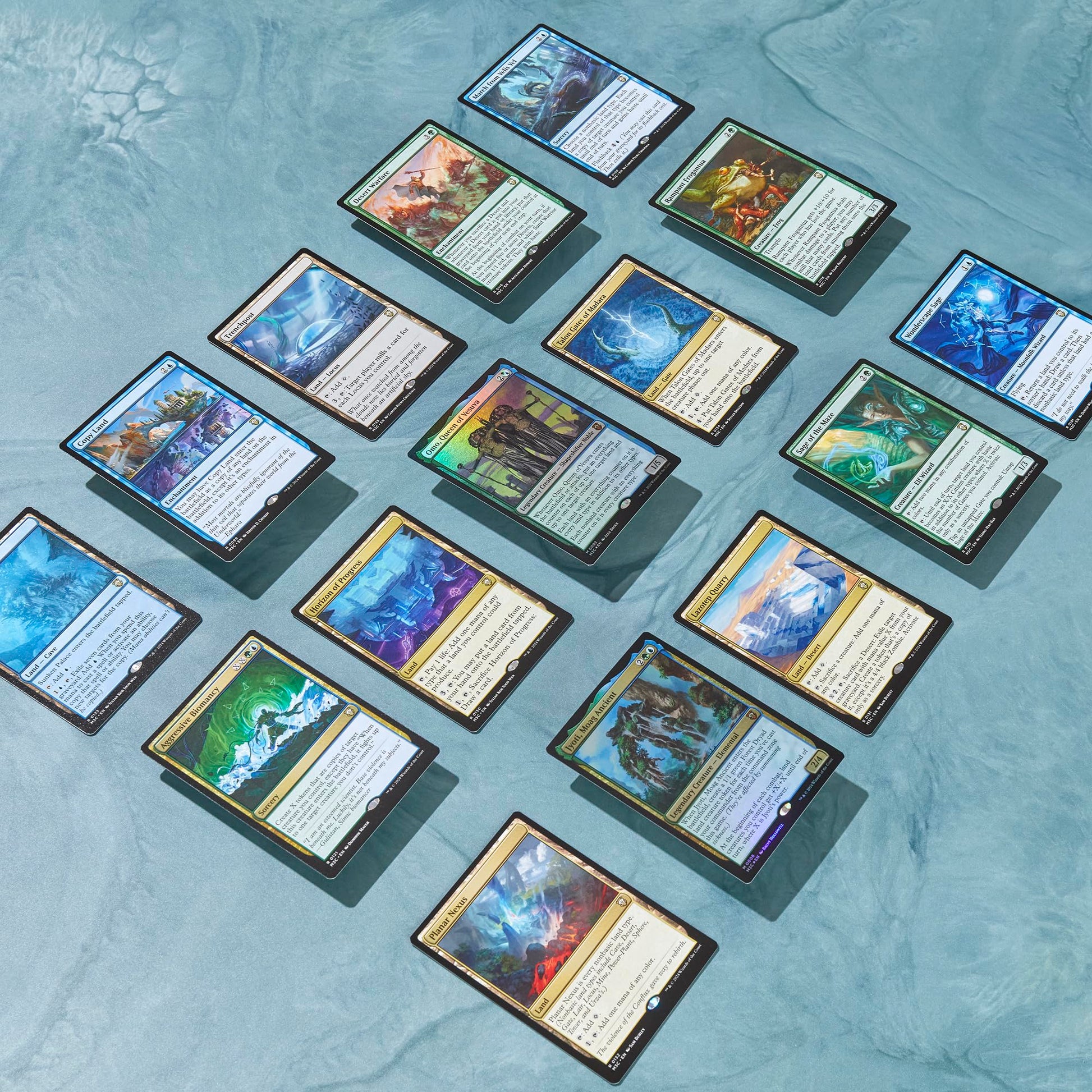 Magic: The Gathering Modern Horizons 3 Commander Deck - Tricky Terrain (100-Card Deck, 2-Card Collector Booster Sample Pack + Accessories) - 2