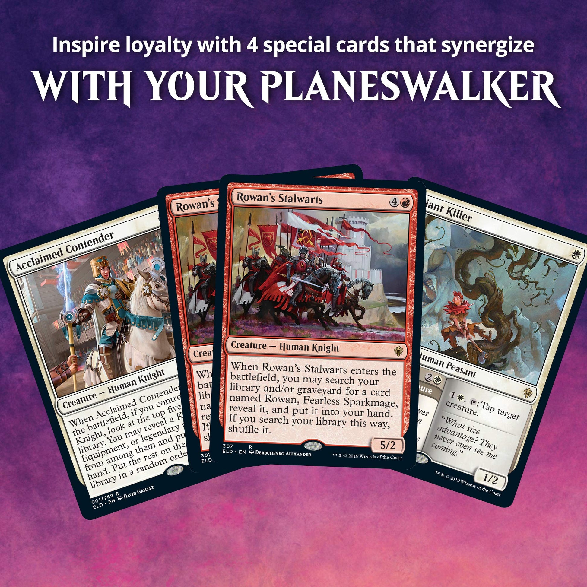 Magic: The Gathering Throne of Eldraine Rowan, Fearless Sparkmage Planeswalker Deck | Ready-to-Play | 60- Card Starter Deck - 3