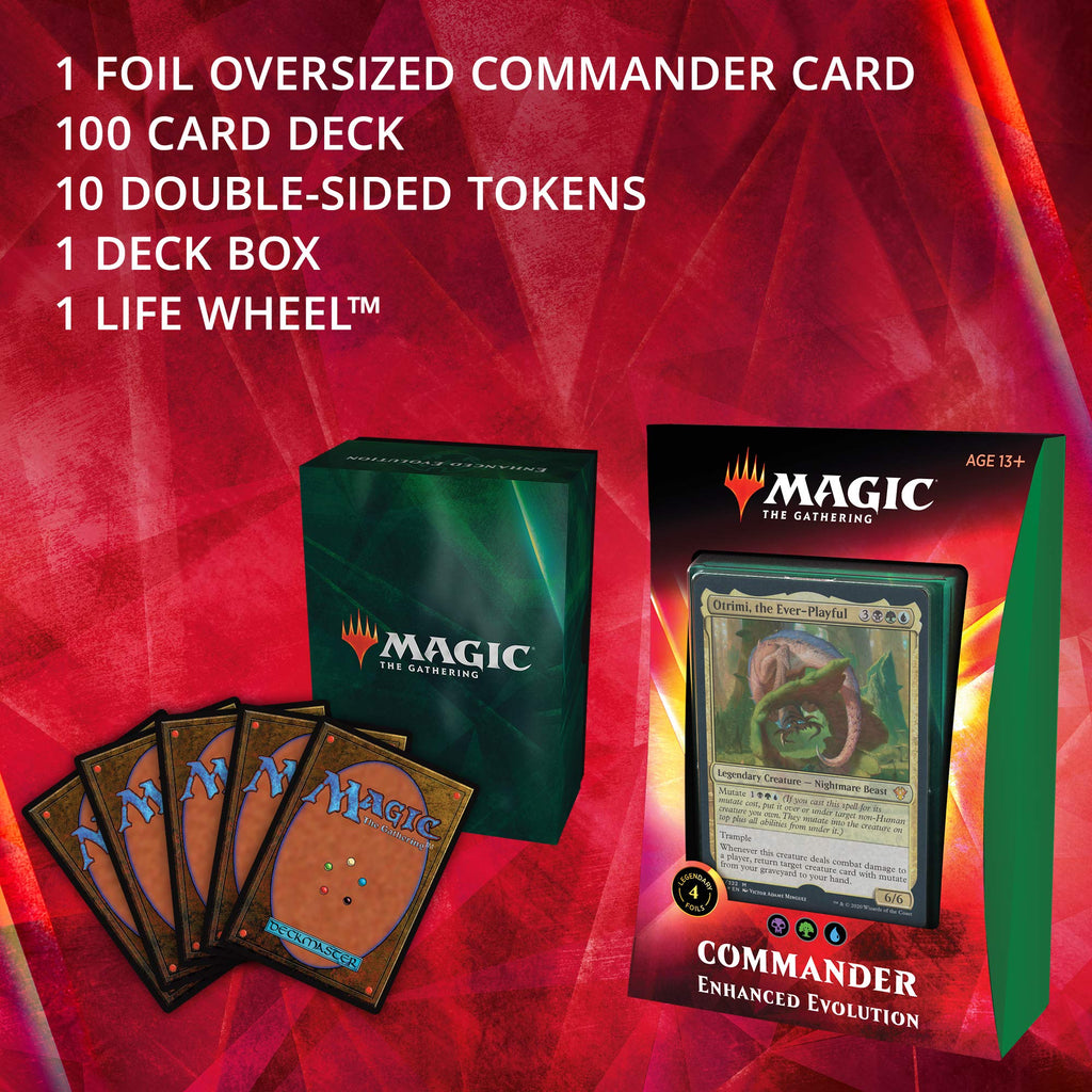 Magic: The Gathering Enhanced Evolution Ikoria Commander Deck | 100 Card Deck | 4 Foil Legendary Creatures - 7